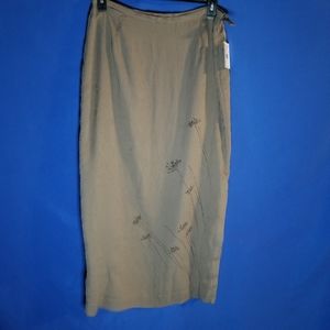 Valerie Stevens Collection Silk Skirt